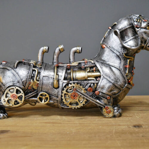 A Steam Punk Sausage Dog Figurine - Image 3