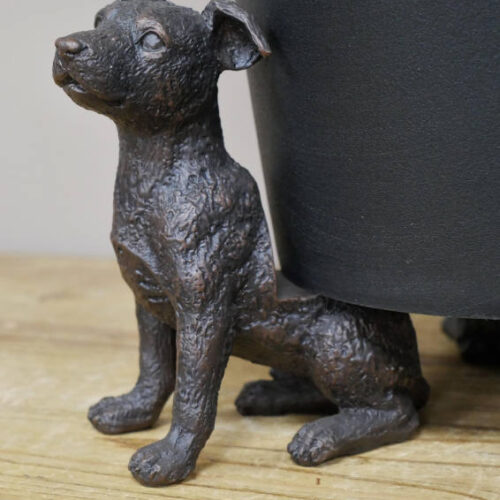 Dog Plant Pot Feet - Set Of 3 Black - Image 3