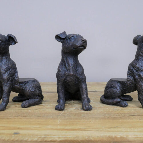 Dog Plant Pot Feet - Set Of 3 Black