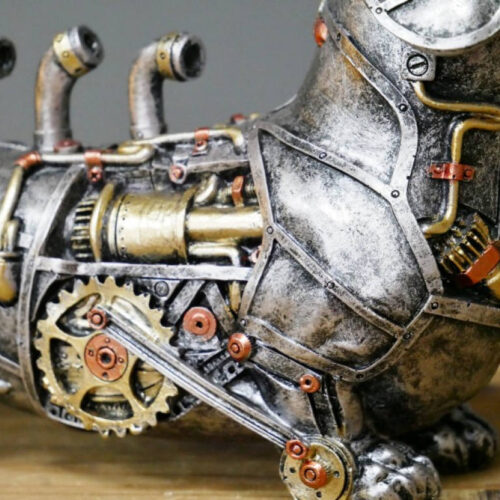 A Steam Punk Sausage Dog Figurine - Image 4