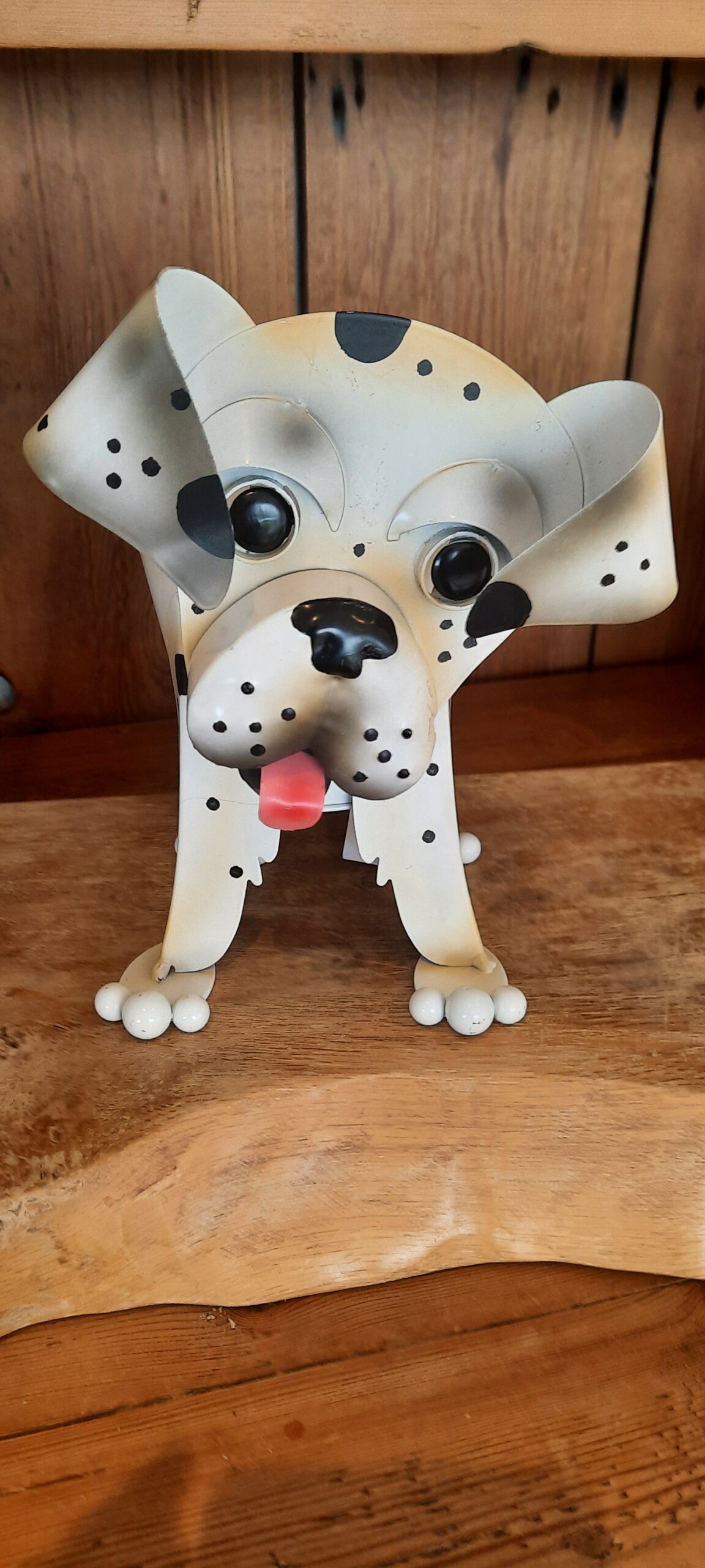 Dalmation Nodding Dog Planter