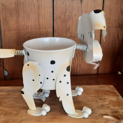 Dalmation Nodding Dog Planter - Image 4