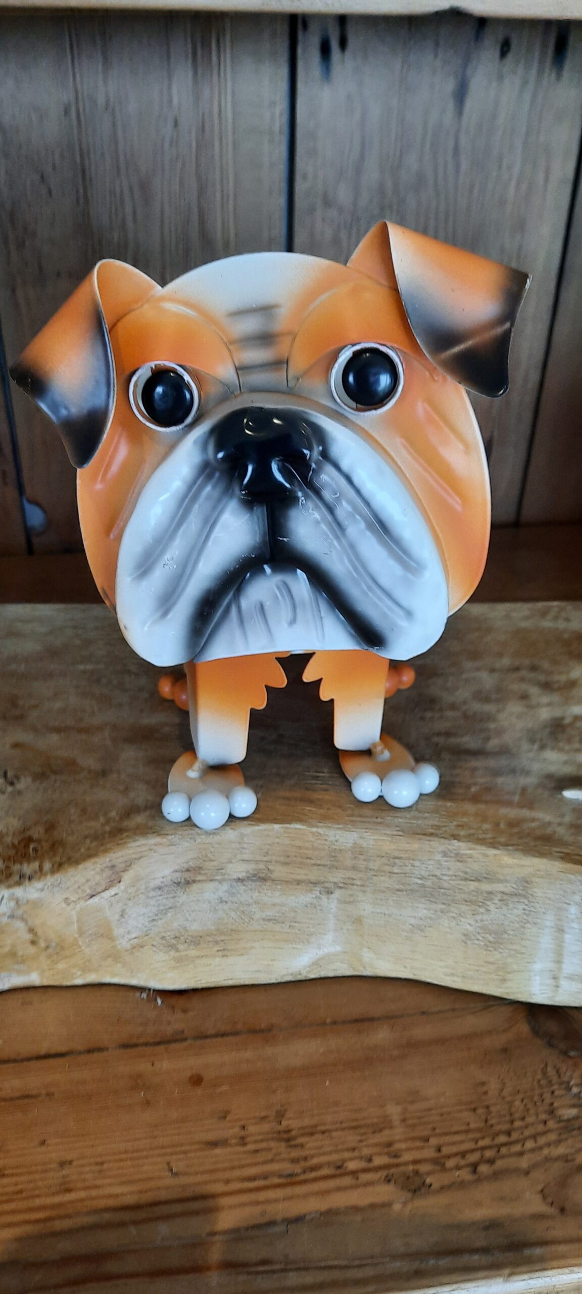 Bulldog Nodding Dog Planter
