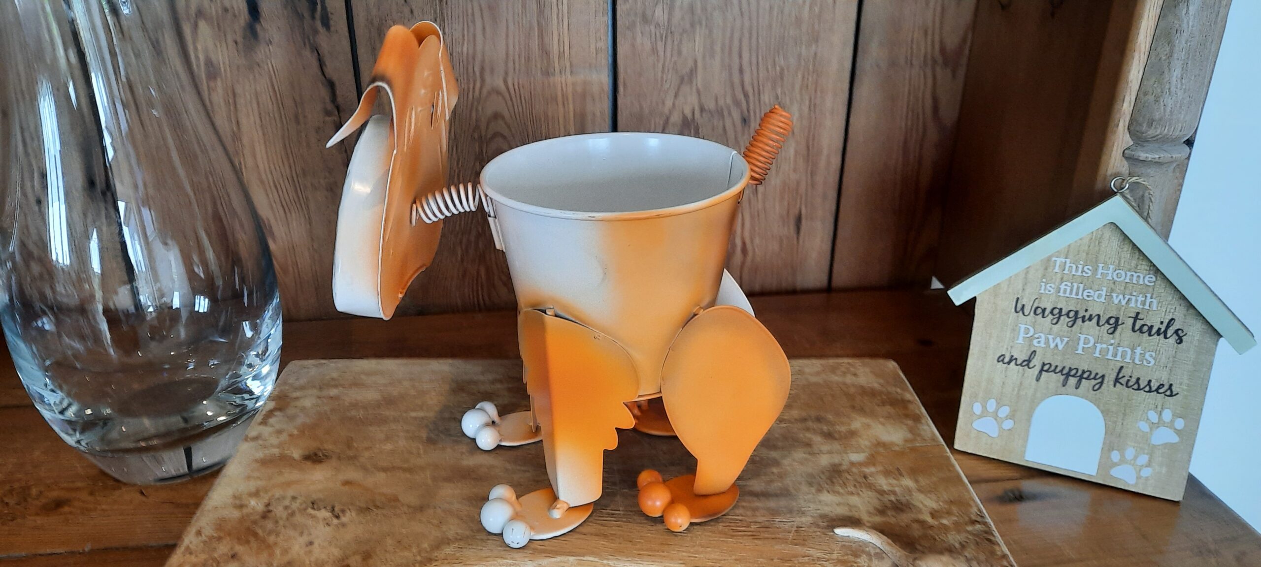 Bulldog Nodding Dog Planter - Image 2
