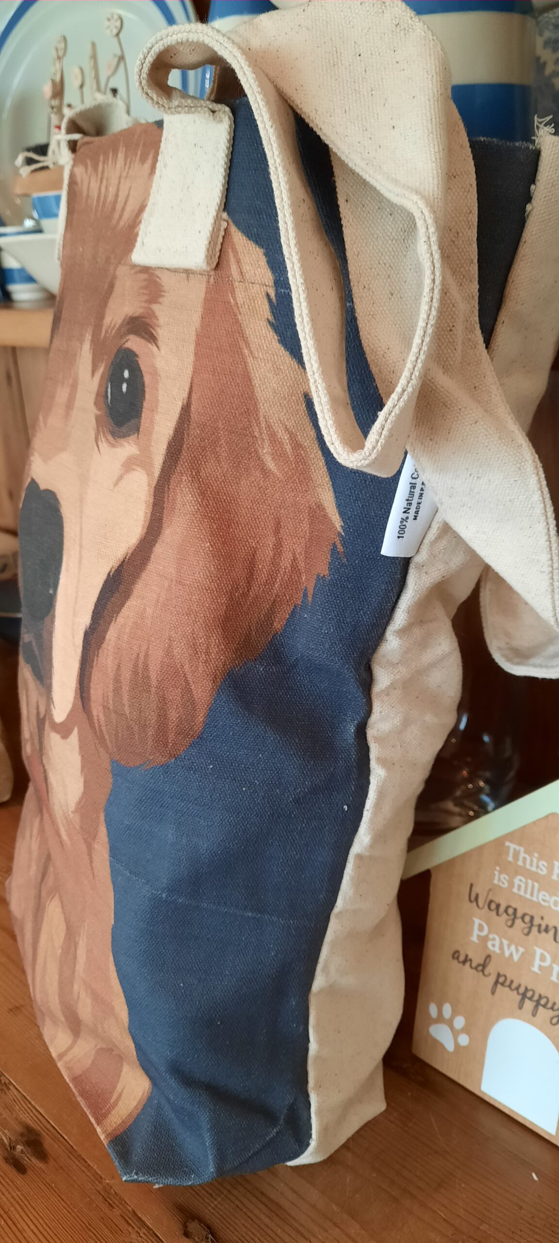Retriever Cotton Tote Bag - Image 3