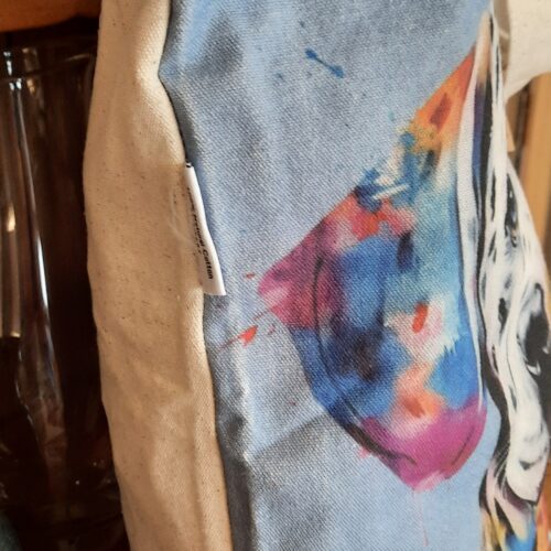 Dalmatian Cotton Tote Bag - Image 3