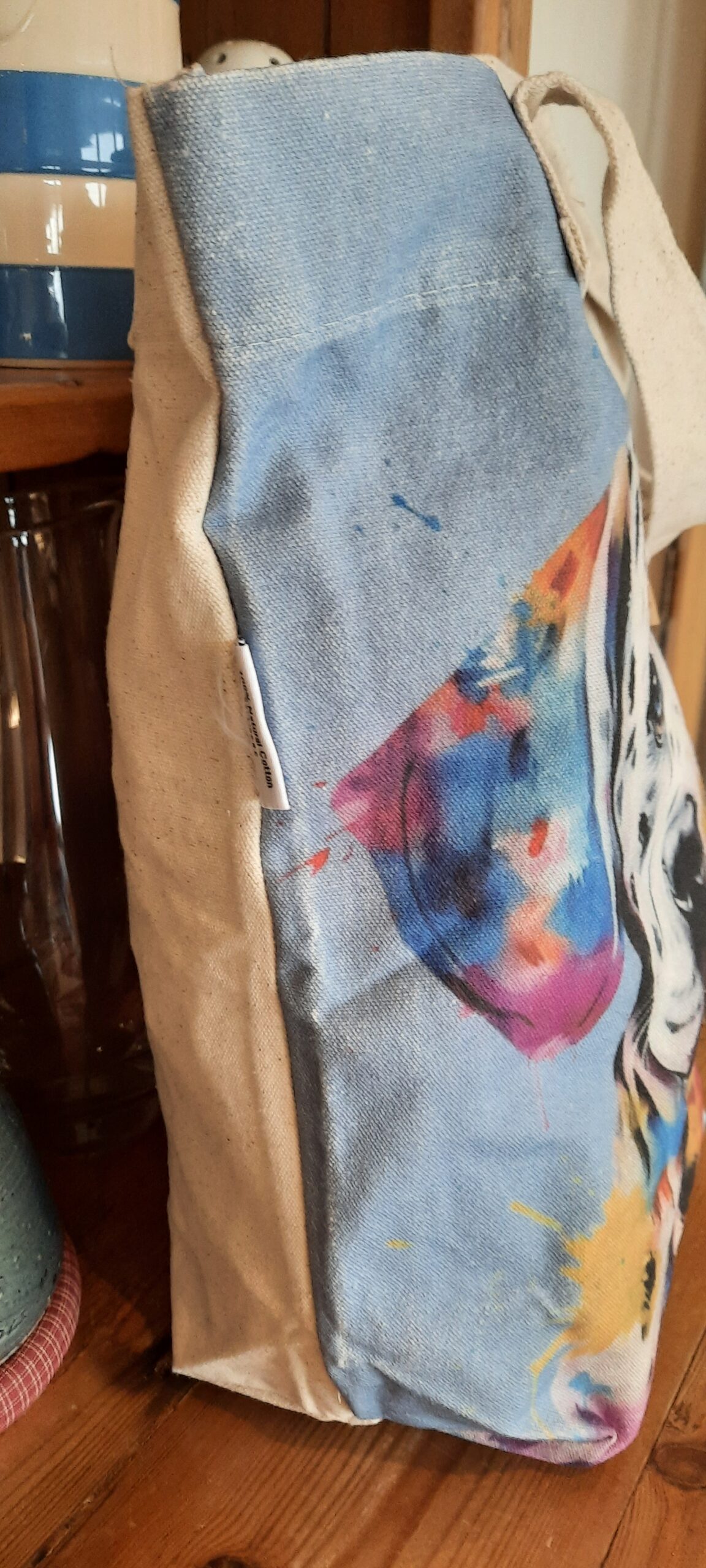 Dalmatian Cotton Tote Bag - Image 3