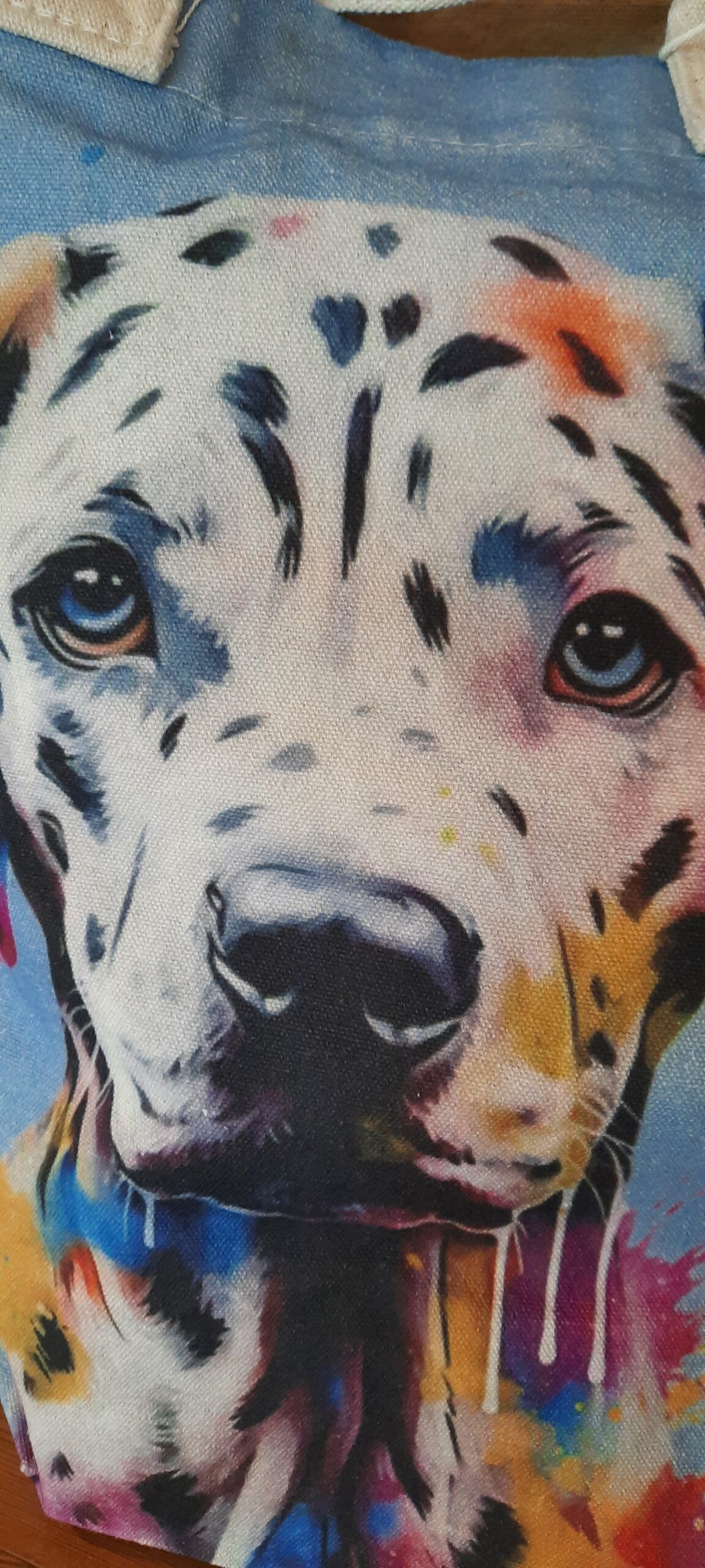 Dalmatian Cotton Tote Bag - Image 4
