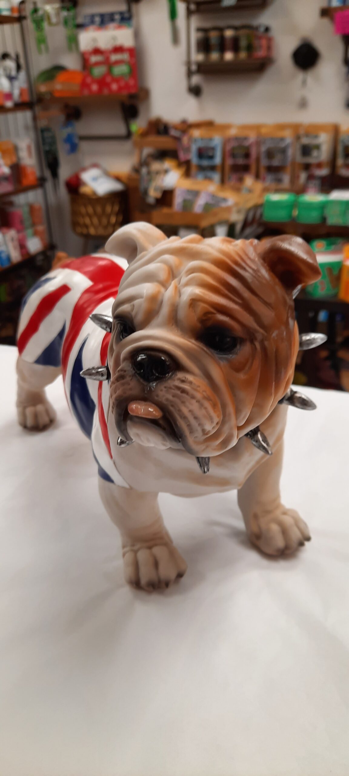 Standing Union Jack Bull Dog Figurine - Image 2