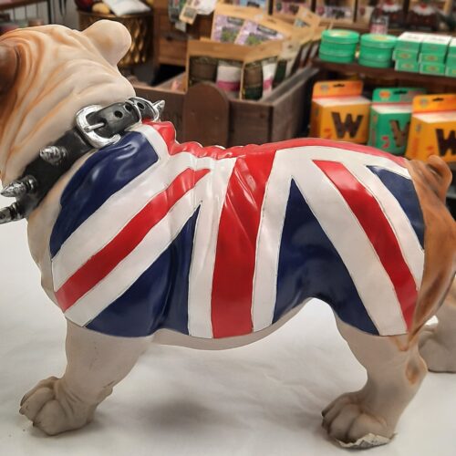 Standing Union Jack Bull Dog Figurine - Image 3