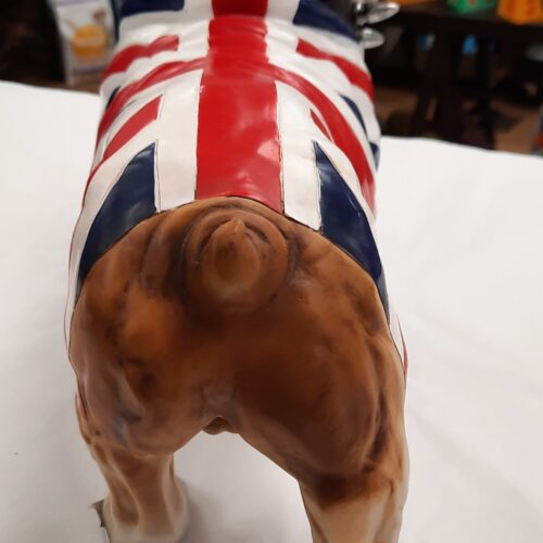 Standing Union Jack Bull Dog Figurine - Image 4