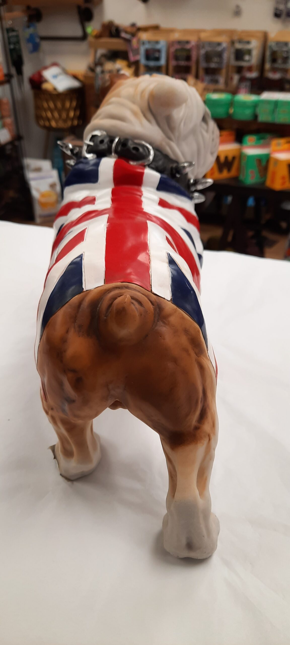 Standing Union Jack Bull Dog Figurine - Image 4
