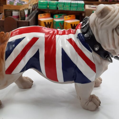 Standing Union Jack Bull Dog Figurine - Image 5
