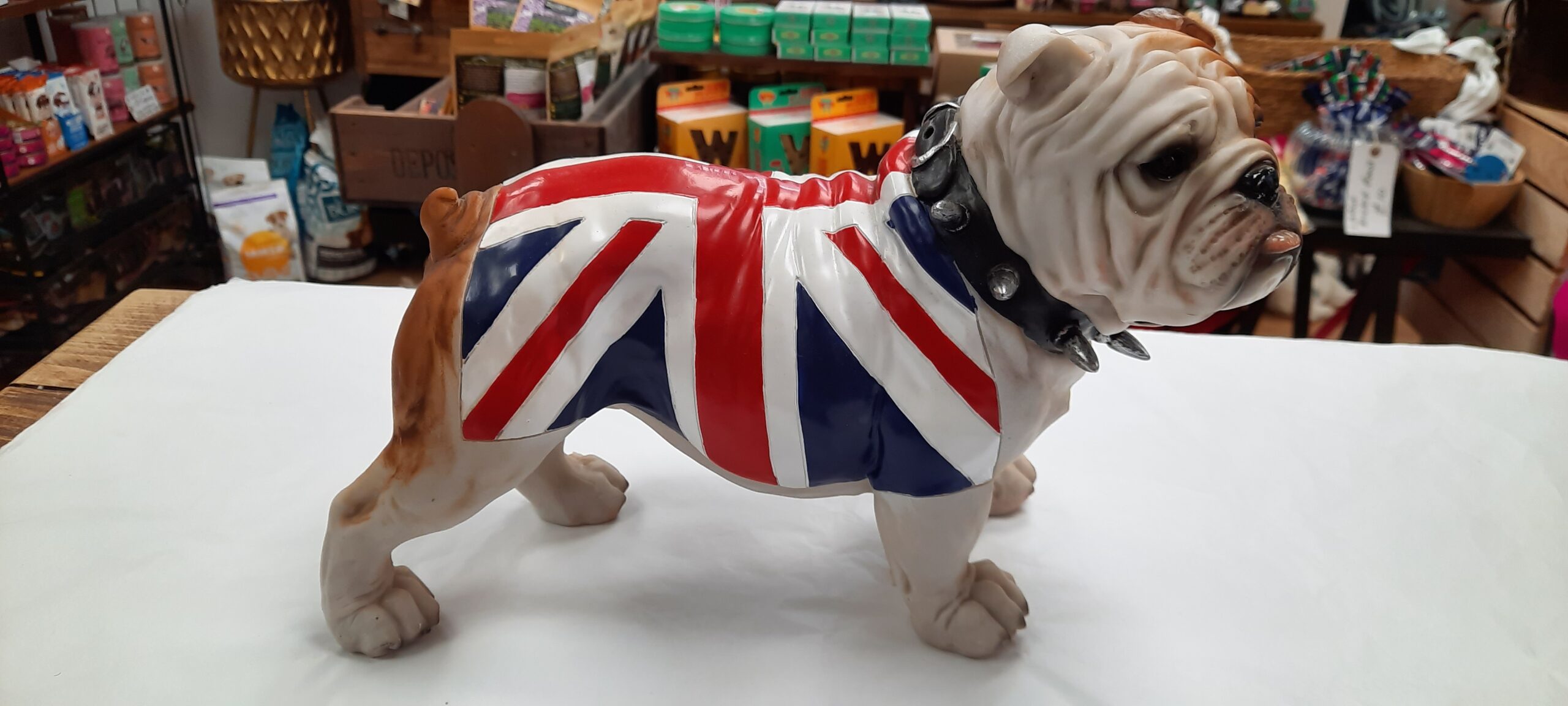 Standing Union Jack Bull Dog Figurine - Image 5
