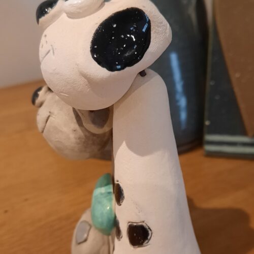 Cute Dog Couples - Blue heart, Black Patch & Grey Patch - Image 3