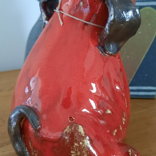 Adorable Ceramic Puppy Dogs - Red - Image 4