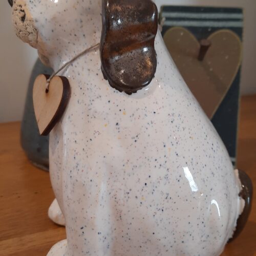 Adorable Ceramic Puppy Dogs - White - Image 4