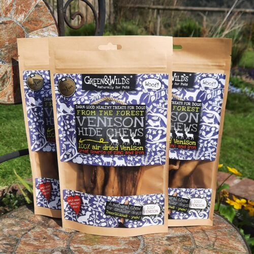 Green & Wild's - Venison Hide Chews - 3 Packs