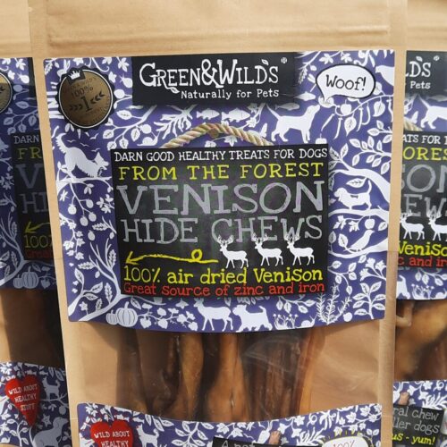 Alternative view of Green & Wild's - Venison Hide Chews - 3 Packs