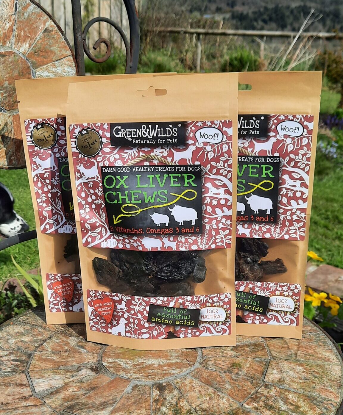 Green & Wild's - Ox Liver Chews - 3 Pack