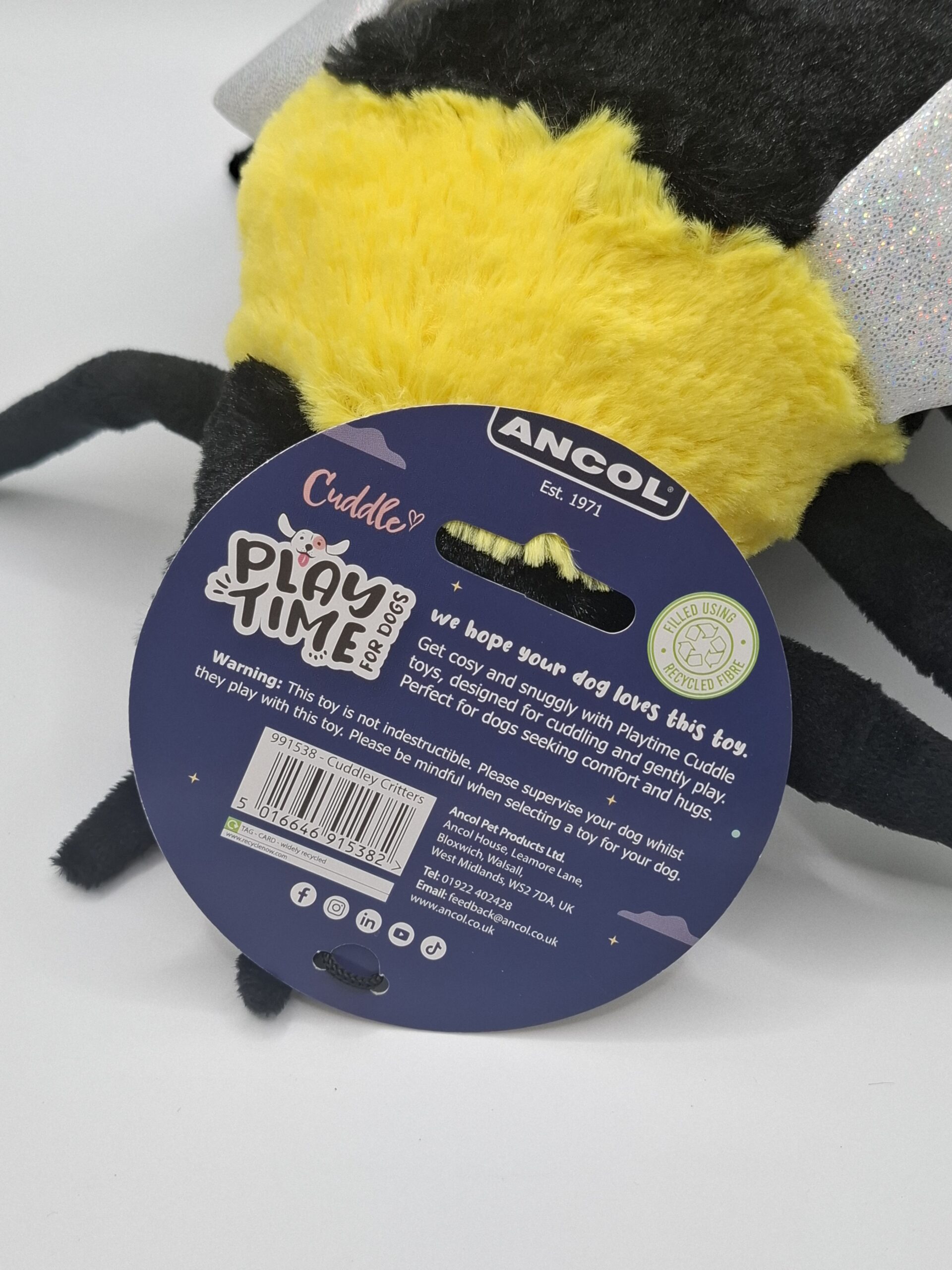 Bertie Bumble Bee - Plush Toy - Image 6