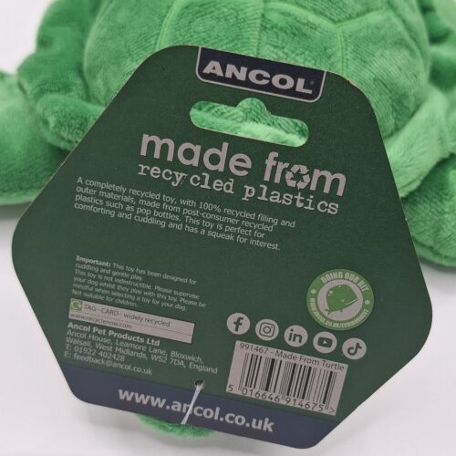 Terry Turtle - Plush Eco Toy - Image 7