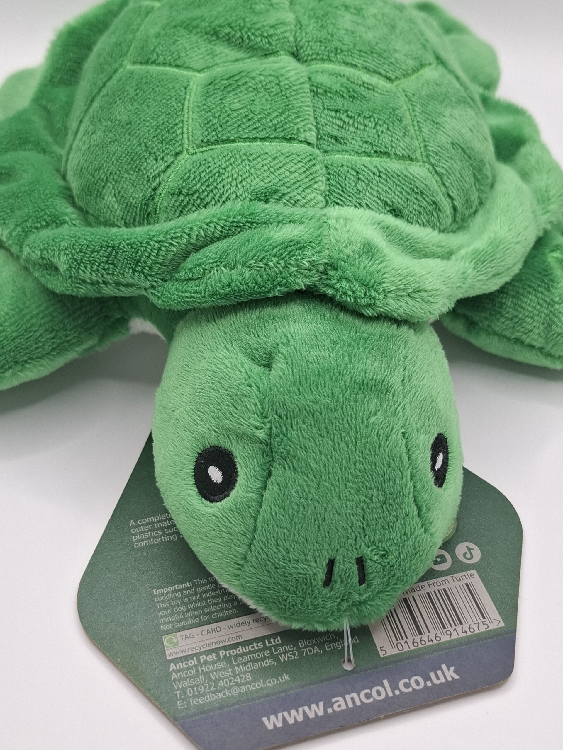 Terry Turtle - Plush Eco Toy - Image 2