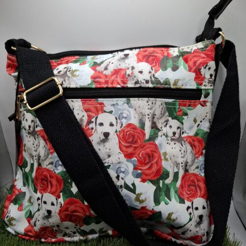 Cross Body Bag - Dalmatian Print