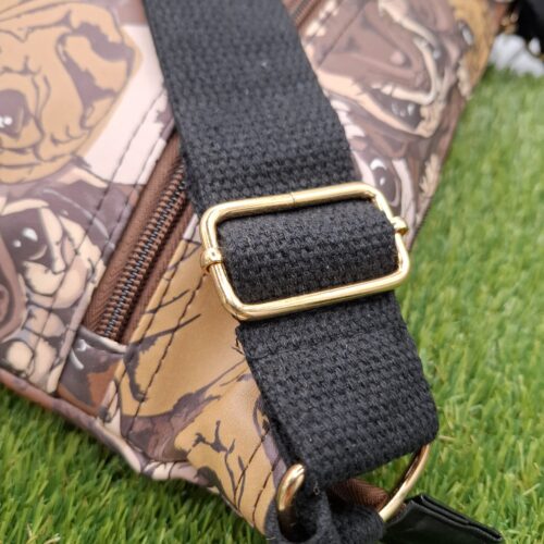 Cross Body Bag -  Camouflage Pug Print - Image 4