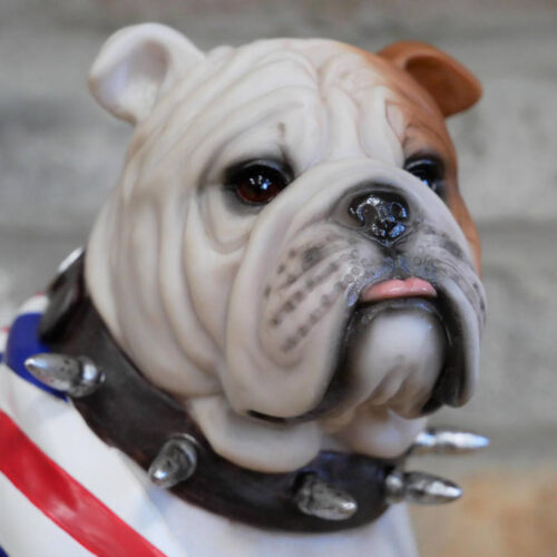 A British Sitting Bulldog With Union Jack Flag - Image 3