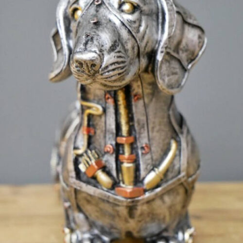 A Steam Punk Sausage Dog Figurine - Image 5