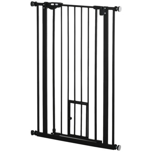 Alternative view of Extra Tall Dog Gate with Cat Door.
