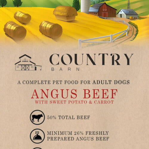 Country Barn Complete Dog Food - Angus Beef & Carrot
