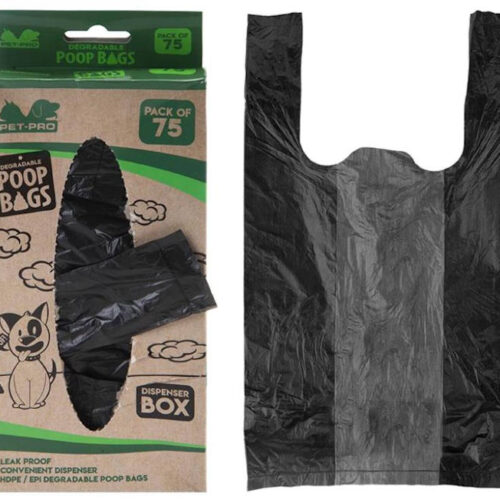 Pack Of 75 Eco Degradable Doggy Poop Bags