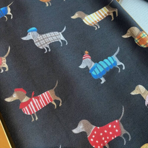Alternative view of Cute Dachshund Dog Print Scarf