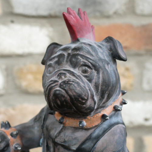 Motorbike Bull Dog Figurine - Image 5