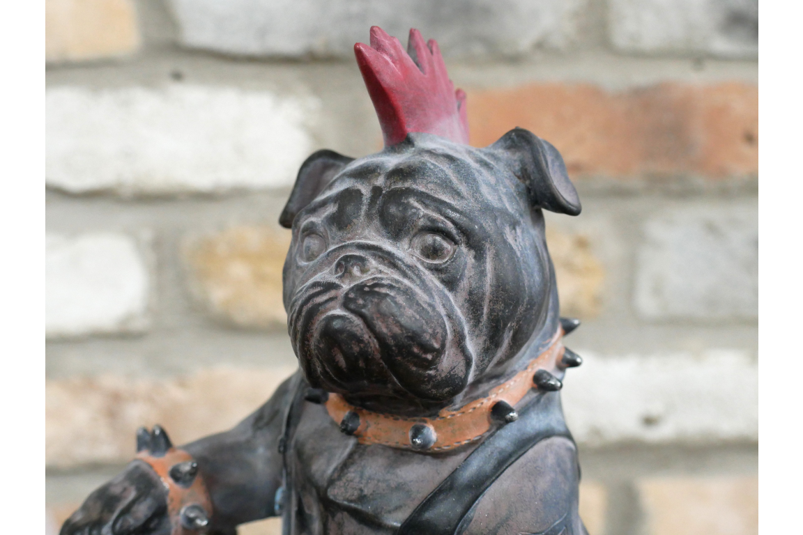 Motorbike Bull Dog Figurine - Image 5