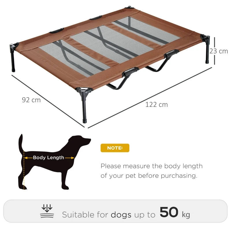 PawHut Cooling Elevated Dog Bed – Max 50kg - Image 2