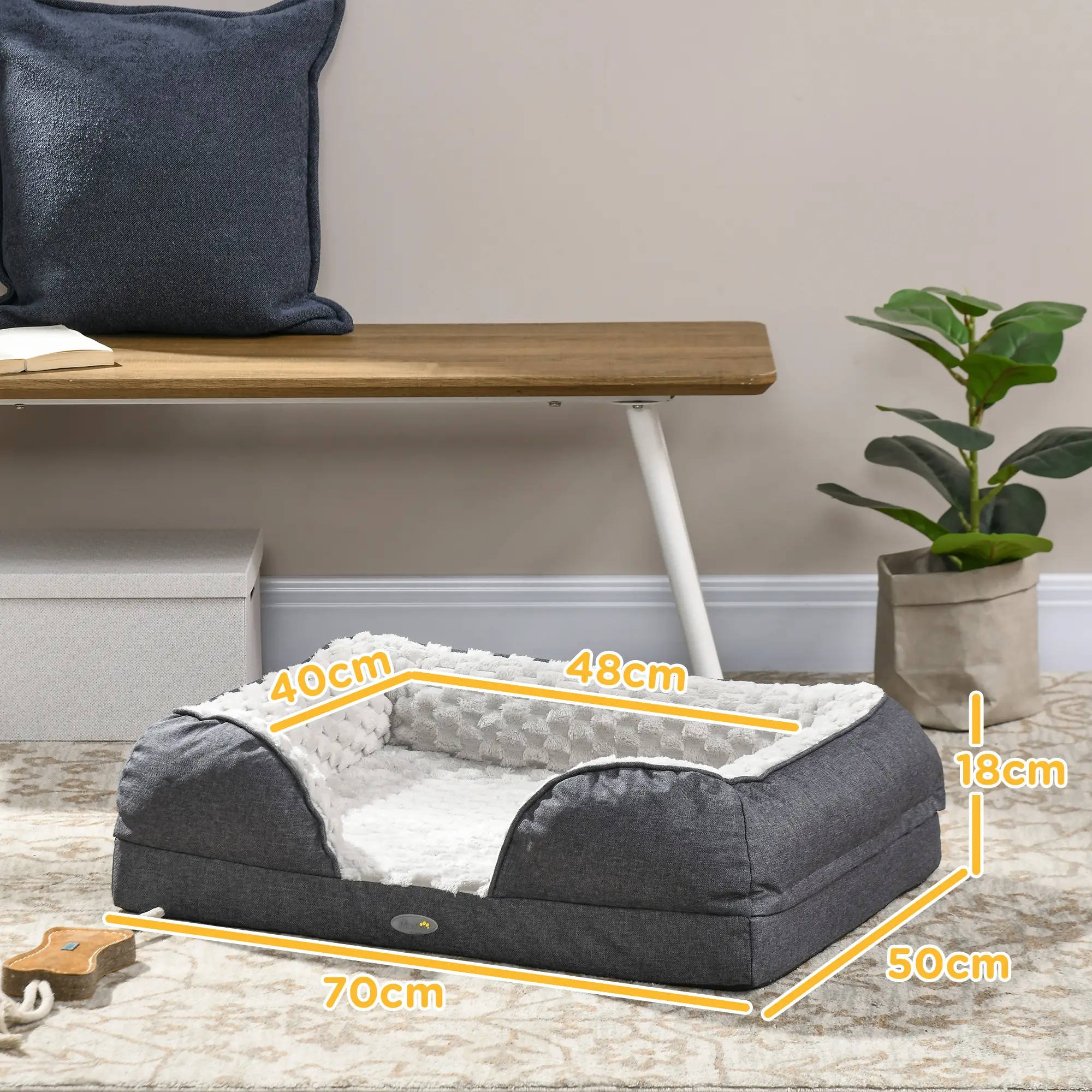 Calming Dog Bed Pet Mattress - Image 2