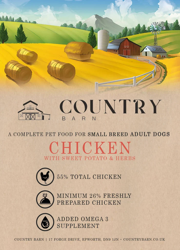 Country Barn - Chicken and Sweet Potato Complete Dog Food