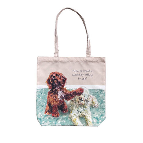 Cockapoos Packable Tote Bag - by The Little Dog Laughed