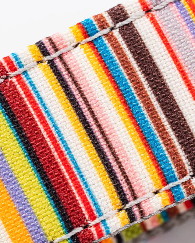 Hugo & Hudson - Striped Multi-Colour Fabric Collar - Image 2
