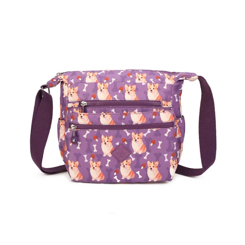 Corgi Design Crossbody Waterproof Bag