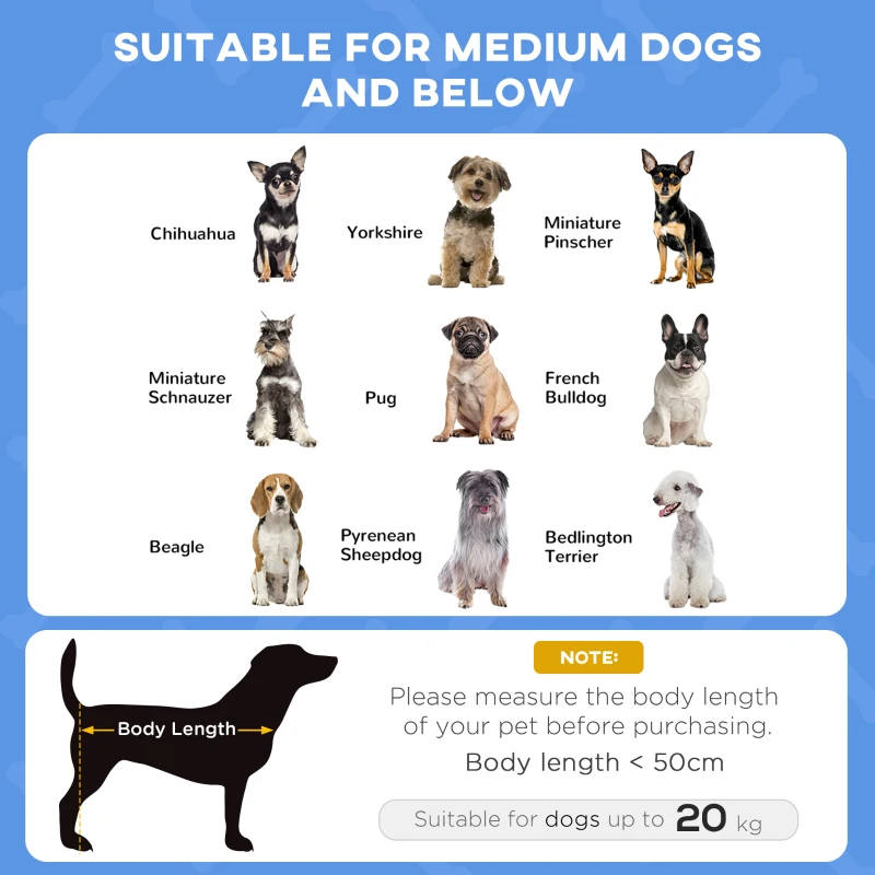 PawHut Steel Frame Dog Bed, Water-Resistant Canopy and Cushion. Medium Dogs - Image 2
