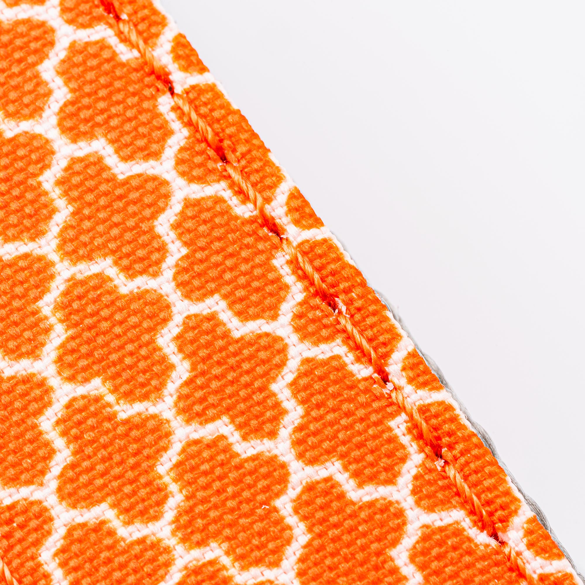 Hugo & Hudson Fabric Dog Collar - Geo Orange - Image 3