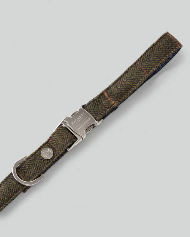 Hackett X Hugo and Hudson - Green Tweed Lead - Large - Image 3