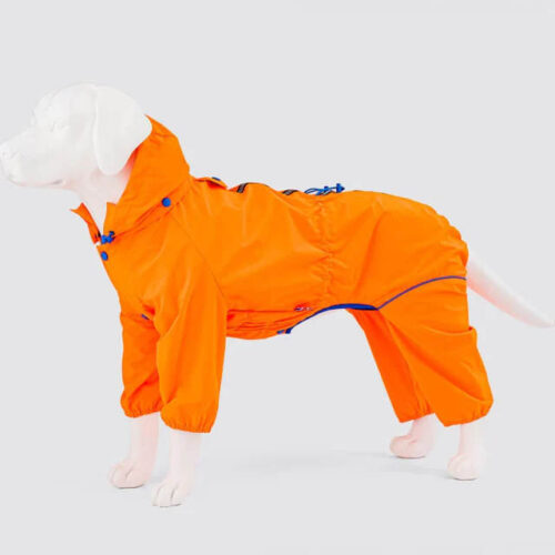 Hugo and Hudson 4 Legged Waterproof Coat - Orange