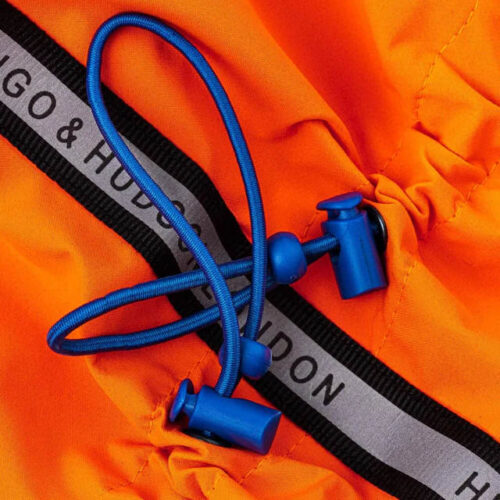 Hugo and Hudson 4 Legged Waterproof Coat - Orange - Image 4