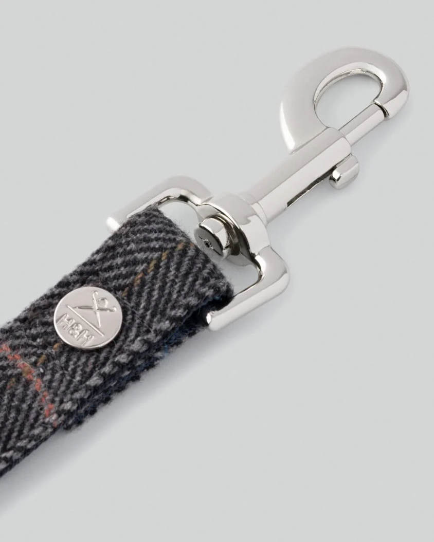 Hugo and Hudson Grey Tweed Lead - Image 3