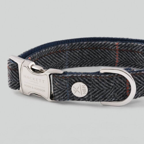 Alternative view of Hugo & Hudson - Grey Tweed Collar